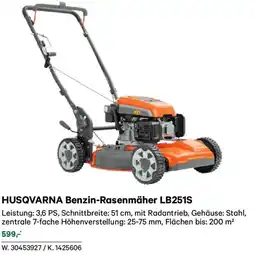 Lagerhaus Husqvarna benzin-rasenmäher lb251s Angebot