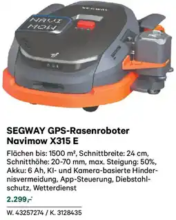 Lagerhaus Segway gps-rasenroboter navimow x315 e Angebot