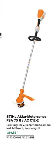 Lagerhaus Akku-Motorsense FSA 70 R/AC C12-2 Angebot