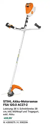 Lagerhaus Akku-Motorsense FSA 120.0 AC27-2 Angebot