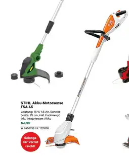 Lagerhaus Akku-Motorsense FSA 45 Angebot