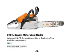 Lagerhaus Benzin Motorsäge 212/35 Angebot