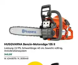 Lagerhaus Benzin Motorsäge 135 II Angebot