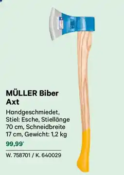Lagerhaus Biber Axt Angebot