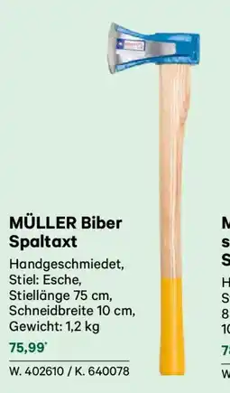 Lagerhaus Biber Spaltaxt Angebot