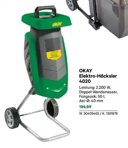 Lagerhaus Elektro Häcksler 4020 Angebot
