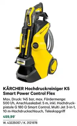 Lagerhaus KÄRCHER Hochdruckreiniger K5 Smart Power Control Flex Angebot