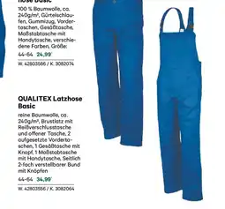 Lagerhaus Latzhose Basic Angebot