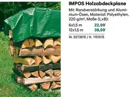 Lagerhaus IMPOS Holzabdeckplane Angebot