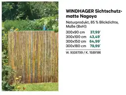 Lagerhaus Sichtschutz matte Nagoya Angebot