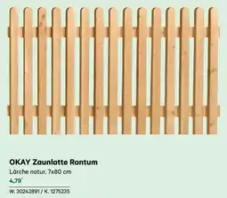 Lagerhaus Okay zaunlatte rantum Angebot