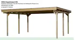 Lagerhaus Weka doppelcarport 616 Angebot