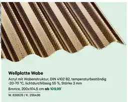 Lagerhaus Wellplatte Wabe Angebot