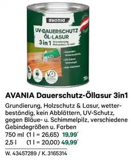 Lagerhaus Avania dauerschutz öllasur 3in1 Angebot