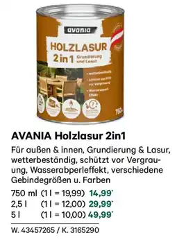 Lagerhaus Avania holzlasur 2in1 Angebot