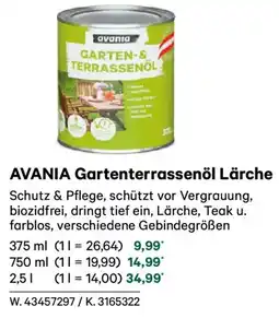 Lagerhaus Avania gartenterrassenöl lärche Angebot