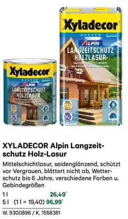 Lagerhaus Xyladecor alpin langzeitschutz holz lasur Angebot