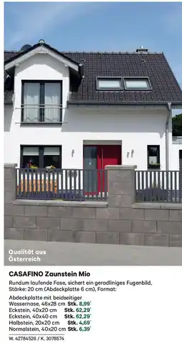 Lagerhaus Casafino zaunstein mio Angebot