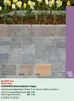 Lagerhaus Casafino universalstein toppo Angebot