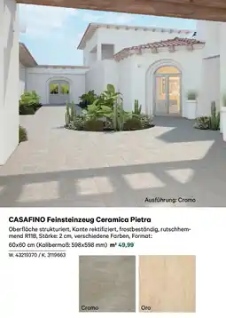 Lagerhaus Casafino feinsteinzeug ceramica pietra Angebot