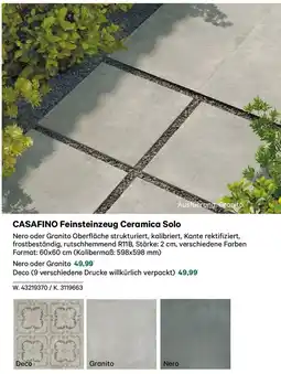 Lagerhaus Casafino feinsteinzeug ceramica solo Angebot