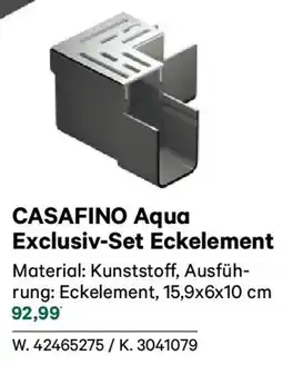 Lagerhaus Casafino aqua exclusiv set eckelement Angebot