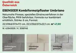 Lagerhaus Ebenseer kombiformatpflaster umbriano Angebot