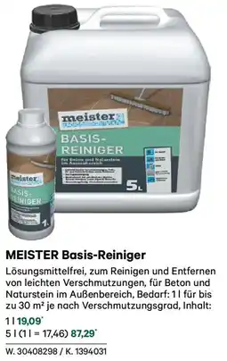 Lagerhaus Meister basis reiniger Angebot
