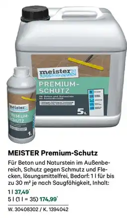 Lagerhaus Meister premium schutz Angebot