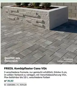 Lagerhaus FRIEDL Kombipflaster Cano VG4 Angebot