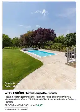Lagerhaus Weissenböck terrassenplatte escado Angebot