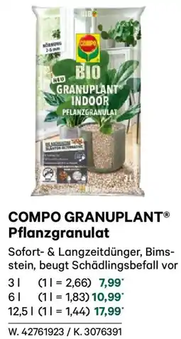 Lagerhaus Compo granuplant pflanzgranulat Angebot