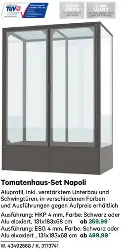 Lagerhaus Tomatenhaus-Set Napoli Angebot