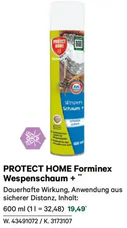 Lagerhaus PROTECT HOME Forminex Wespenschaum + Angebot
