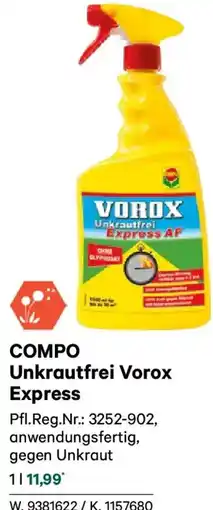Lagerhaus Compo unkrautfrei vorox express Angebot