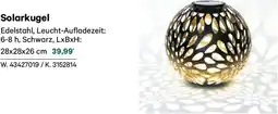 Lagerhaus Solarkugel Angebot