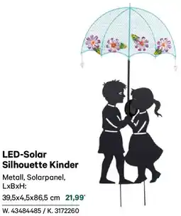 Lagerhaus LED-Solar Silhouette Kinder Angebot