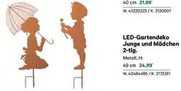 Lagerhaus LED-Gartendeko Junge und Mädchen 2-tlg. Angebot