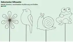 Lagerhaus Dekostecker Silhouette Angebot