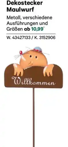 Lagerhaus Dekostecker Maulwurf Angebot
