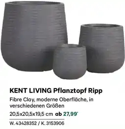 Lagerhaus KENT LIVING Pflanztopf Ripp Angebot