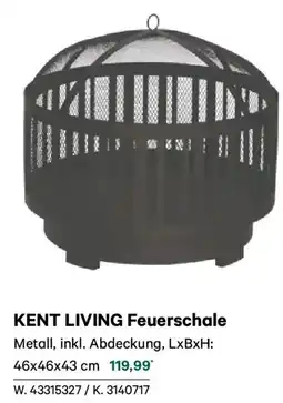 Lagerhaus KENT LIVING Feuerschale Angebot