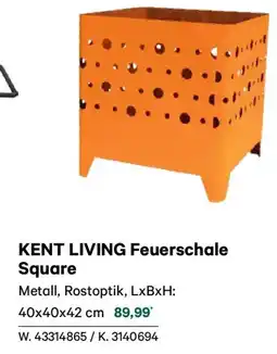 Lagerhaus KENT LIVING Feuerschale Square Angebot