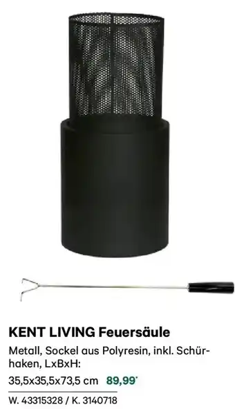KENT LIVING Feuersäule