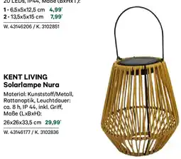 Lagerhaus KENT LIVING Solarlampe Nura Angebot