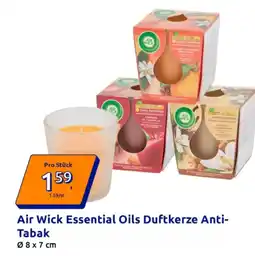 Action Air Wick Essential Oils Duftkerze Anti- Tabak Angebot
