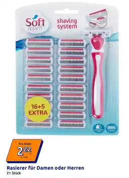 Action Rasierer für Damen oder Herren Angebot