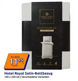 Action Hotel Royal Satin-Bettbezug Angebot