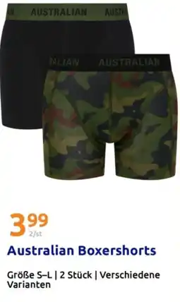 Action Australian Boxershorts Angebot