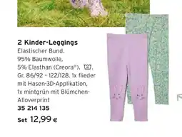 Tchibo Eduscho 2 Kinder Leggings Angebot